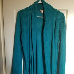 Teal Cardigan